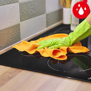 Electric Cooktop 30 Inch 220V~240V, Drop-in Ceramic Cooktop Stove Burner, 4 Burners Glass Cooktop 7200W