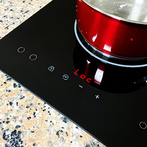 30cm Ceramic Hob 2 Zone, 2 Rings Electric Cooker, Domino Portable Double Electric Hobs Built in a Worktop with 13Amp Plug, 2900W, GTM230TP